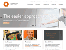 Tablet Screenshot of enhanced-drilling.com